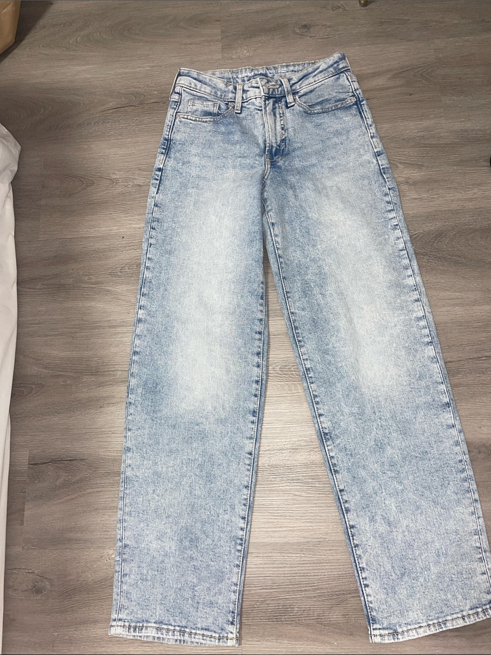 Old Navy Light Blue Straight-Leg Women's Jeans